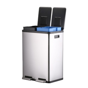 Bán Buôn Nhà Thép Không Gỉ 60L Pedal <span class=keywords><strong>Bin</strong></span> Tái Chế Thùng - Product Image 1