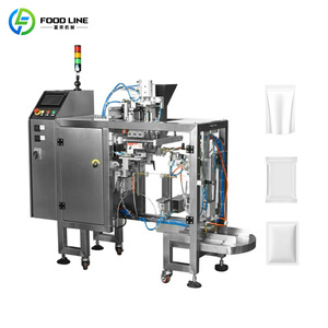 Macchina Imbustatrice e Tappatrice Completamente Automatica con Servomotore, Confezionatrice Multitesta a Colletto con Pesatrice Elettronica - Product Image 6