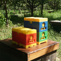 HDPE de qualité alimentaire 4 cadres reine accouplement Nuc boîte abeille ruches boîte reine élevage boîte pour l'apiculture