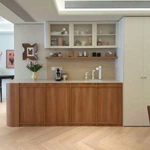 Buffet en bois massif sur mesure, mobilier de restaurant avec matériaux respectueux de l'environnement pour utilisation en buffet - Product Image 5