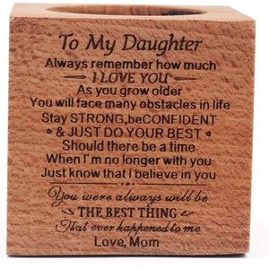 Solid Wood Mini <b>Succulent</b> <b>Pot</b> Creative Wooden Planter Desktop Indoor Decoration Gift For Daughter - Product Image 2