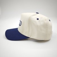 Casquette de baseball sportive unisexe en oxford brodée main, deux tons, 5 panneaux, motif fruit léopard, haute qualité, ajustable