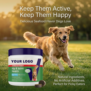 Suplemento Avanzado para Cadera y Articulaciones para Perros con Glucosamina, Ácido Hialurónico, Mejillón de Labio Verde, Omega 3, Suplementos para Mascotas - Product Image 6