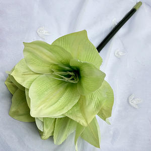 Fleur artificielle d'<span class=keywords><strong>amaryllis</strong></span> MeiHui Barbadoslily, nouveaux produits, polyvalente, économique, fidélité, fleurs décoratives de bureau - Product Image 4