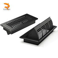 Couvercles de ventilation de sol réglables 2-en-1 en acier au carbone avec vis de montage – Installation facile pour climatisation domestique