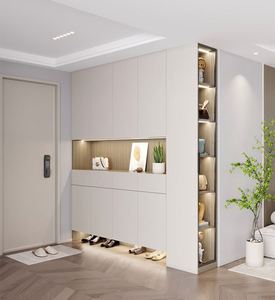 Armoire de couloir pratique, armoire à chaussures personnalisée, armoire de rangement pour porte d'entrée, étagère à chaussures - Product Image 6