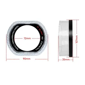 Cheap Price 2.5 Inch 3.0 Inch Colorful Angel Eye DRL Halo Rings App Control Car Projector Lens Decorative Shroud Cover