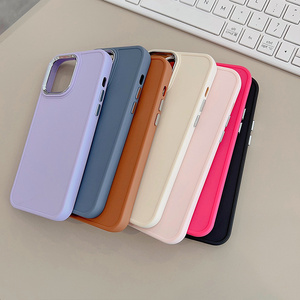 <span class=keywords><strong>Coque</strong></span> de téléphone cadre <span class=keywords><strong>Photo</strong></span> en métal de couleur unie pour <span class=keywords><strong>iPhone</strong></span> 16 Pro Max 15 14 13 <span class=keywords><strong>12</strong></span> 11 Xs Xr Xs Max <span class=keywords><strong>coque</strong></span> arrière antichoc en TPU mat - Product Image 6