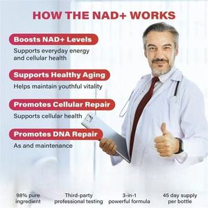 Suplementos Nutricionales PQQ NAD Plus + Nicotinamida Ribósido y Resveratrol - Product Image 4