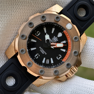 STEELDIVE SD1948S Thiết Kế Độc Đáo Vỏ 44.5MM Nhật Bản NH35 Vỏ Đồng Tự Động 1000M Đồng Hồ Lặn Biển Sâu Chống Nước - Product Image 1