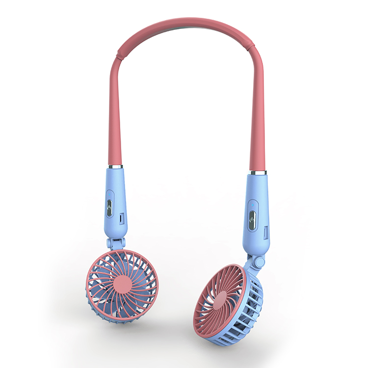 Регулируемый шейный обод портативный ленивый Usb кулер вентилятор шеи мини вентилятор мобильного телефона расширенный пользовательский 3 скорость USB кабель 1 м USB к микро-usb 3,7 дюймов