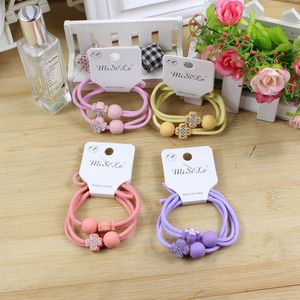 Coleteros MiSiLe de colores variados, tela elástica, accesorio informal para el cabello - Product Image 1