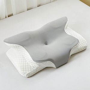 Almohadas de Cama Modernas con Forma de Mariposa Yovepii, Transpirables, Ergonómicas, de Espuma Viscoelástica Ortopédica, Antiestáticas, para Dormir, 40*60cm, Almohada <span class=keywords><strong>Cervical</strong></span> para el Cuello - Product Image 5