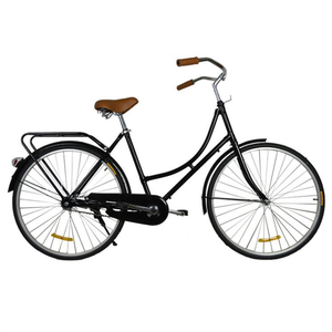 <span class=keywords><strong>Bicicleta</strong></span> Urbana Híbrida para Mujer, Talla <span class=keywords><strong>28</strong></span>, <span class=keywords><strong>28</strong></span> Pulgadas, Una Velocidad, con Canasta, Cuadro de Acero Resistente a Impactos, Capacidad de Carga de 120 kg, Estilo Vintage - Product Image 6