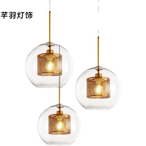 <span class=keywords><strong>Suspension</strong></span> industrielle de style américain rétro en fer et <span class=keywords><strong>verre</strong></span> nid d'abeille <span class=keywords><strong>pour</strong></span> espaces domestiques – Petites, moyennes et grandes tailles - Product Image 5