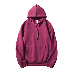 High Quality Custom logo Cotton Hoodies Heavyweight Fleece Hoodies Custom Blank Oversized Plus Size Men's Hoodies - Product Image 4