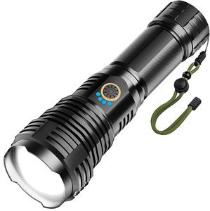 مقاوم للماء USB قابلة لإعادة الشحن ضوء <span class=keywords><strong>LED</strong></span> قوي IP65 التخييم سبائك الألومنيوم السوبر مشرق P50 التكبير الشعلة - Product Image 2