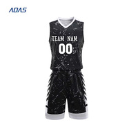 Conception personnalisée d'uniformes de basketball, maillots et shorts de basketball OEM, 100% polyester, impression par sublimation, antibactérien, respirant, séchage rapide