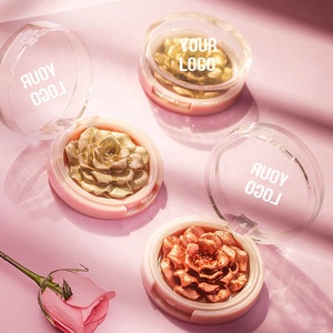 Bán buôn tốt nhất 3D Rose cánh hoa Blush <span class=keywords><strong>Highlighter</strong></span> Maquillage hoa má Blush nhãn hiệu riêng trang điểm <span class=keywords><strong>Highlighter</strong></span> - Product Image 1