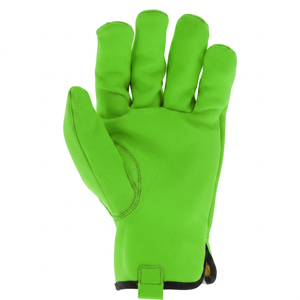 Gants de travail en cuir personnalisés pour conducteurs, en cuir de vachette pleine fleur, protection des mains, pour mécanique, jardinage, construction, vente en gros - Product Image 1
