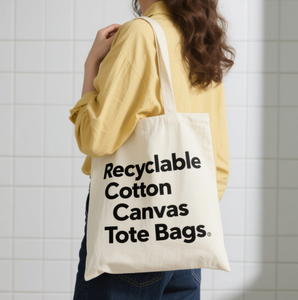 Borse Tote in Tela Personalizzate con Logo Stampato, Riutilizzabili per lo Shopping, con Manici, per Promozioni - Product Image 2