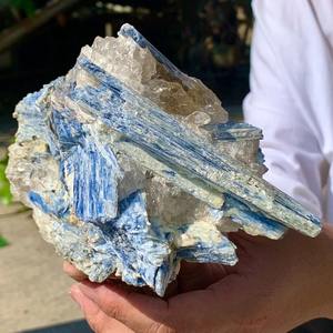 Pierres de Kyanite Bleue Naturelle de 800-1000g pour la Guérison Spirituelle, Spécimens de Cristal de Quartz, Décorations, Cadeaux, Pierre Brute CrystalHola - Product Image 4