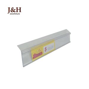 Porte-étiquette de billet de <span class=keywords><strong>prix</strong></span> transparent pour supermarché bande de données plate adhésive personnalisée - Product Image 2