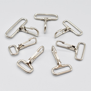 Manufacturer produces metal iron <b>hooks</b> and manganese <b>hooks</b> in sizes 25mm, 38mm, and 50mm for backpack shoulder straps, shoulder - Product Image 3