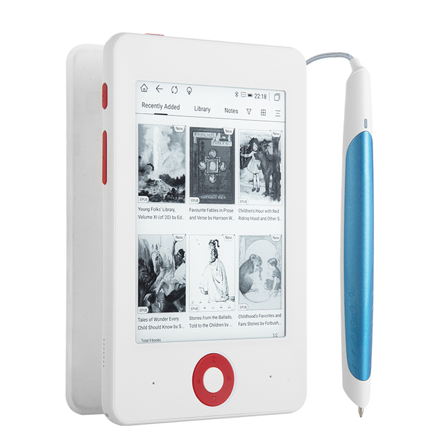 D62 Android 6inch Chargeable E Ink Reader PDF BT WiFi Greek French Portuguese Russian Text Type-C Touch English Chinese
