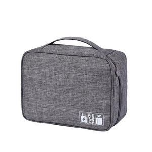 Portable Cable Digital Storage Bags Organizer USB Gadgets Wires Charger Power Battery Zipper Bags T1234