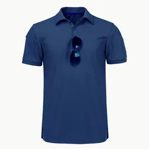 定制高品质快干加大码男式Polos短袖高尔夫马球衫男童t恤