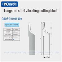 HRK Wolframkarbid-Klinge GBOS CNC Vibrations-Schneidemaschine Oszillierendes Messer für Leder, Schaumstoff, Stoff, Verbundwerkstoffe T01049409