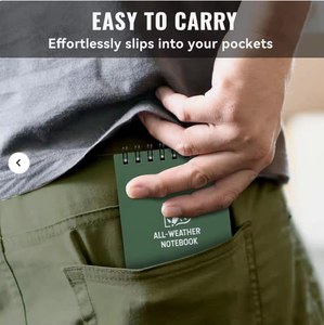 Stone <b>Paper</b> Flip Coil Notebook Pocket Horizontal Grid Mini Spiral Waterproof Notebook Customization Advertising Logo Printing - Product Image 6