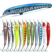 Leurres de pêche en plastique coulants Selco, appâts Minnow, leurres durs OEM, yeux de poisson 3D, plastique ABS, multicolores, leurres de pêche en eau de mer