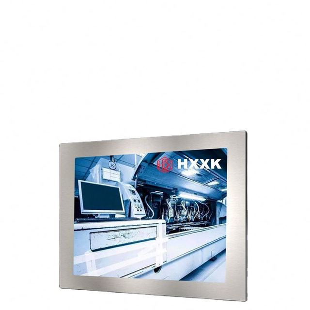 15-Inch Stainless Steel Passive Cooling PCAP Touch Screen Industrial Panel PC Waterproof IP67 Gas Stations Other Industrial