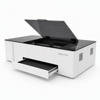 Graveur laser CO2 de bureau Genesis-C 60W 500x300mm, mise au point automatique, silencieux 60db, porte de sécurité, urgence, MDF/papier/cuir, DST/DXF