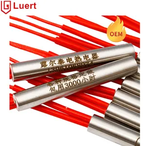 220v Cartridge Heater Luertai 220V 100W 200W 300W 400W 500W 800W Single Ended Heating Resistance Rod Cartridge Heater