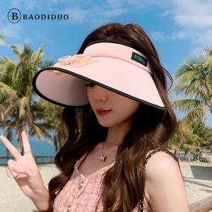 Женская шляпа с электрическим вентилятором, летняя шляпа с большими полями для защиты от солнца, 8894 - Product Image 4