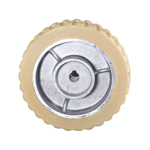 Direkt vom Hersteller: Hochelastisches 150x40mm AGV-Lenkrollenrad mit Aluminiumkern und Dämpfung - Product Image 4