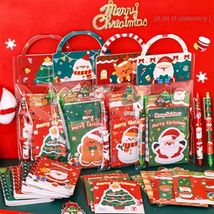 Set de Papelería Navideña Portátil, Útiles Escolares Festivos, Kit de Escritura para Niños, Recompensas para Clases Navideñas, Regalos para Fiestas - Product Image 3