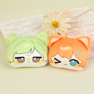 Porte-clés en peluche personnalisé <span class=keywords><strong>Vograce</strong></span> pour meilleure amie, mini-animaux en peluche imprimés sur mesure, vente en gros - Product Image 6