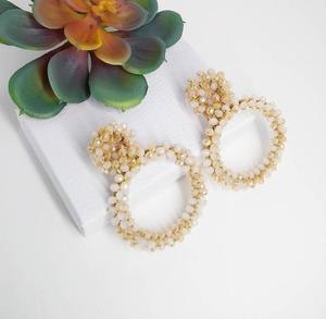 Pendientes de Moda con Cuentas de Semillas - Product Image 1