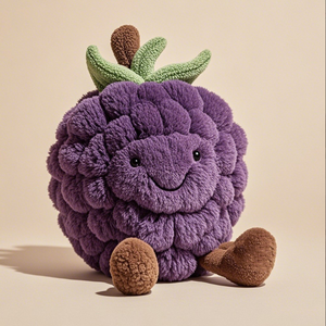 Фруктовые плюшевые игрушки на заказ, новый дизайн, мангустин, клубника, виноград, черника, бирка, оптовая продажа, новый дизайн, фруктовые плюшевые игрушки - Product Image 3