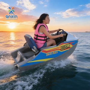 Mini bateau à moteur à piles Anxin Factory, idéal pour les loisirs aquatiques en famille - Product Image 4