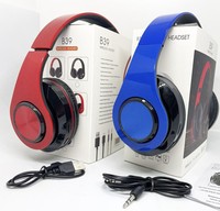 Headphone LED Nirkabel untuk Ruang Kelas, Headset Bluetooth Stereo HiFi Lipat dengan Mikrofon Terintegrasi untuk Smartphone & Tablet