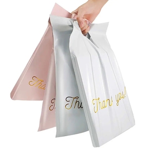 Enveloppes en polyéthylène 19x24 avec poignée, impression personnalisée du logo, sacs d'emballage pour bijoux, enveloppes en polyéthylène pour emballage - Product Image 1