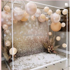 LEDA Indoor <b>Party</b> Events Photo Booth Magazine Box Led Light Frame Metal <b>Backdrop</b> - Product Image 2