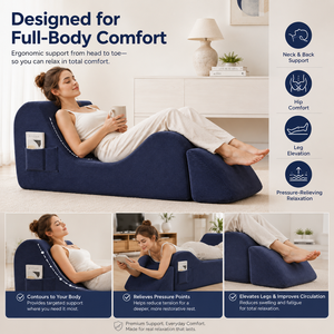 Fauteuil <span class=keywords><strong>de</strong></span> yoga en mousse haute densité, canapé paresseux pour deux personnes, chaise <span class=keywords><strong>de</strong></span> sol compressible avec soutien lombaire pour salon et chambre à coucher - Product Image 6