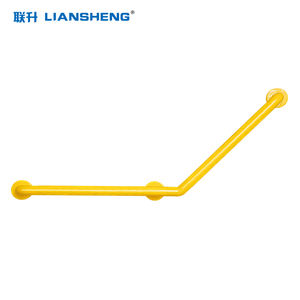 Barre d'appui en nylon en forme de L à 135 degrés, antidérapante, sans obstacle, en acier inoxydable, populaire pour les personnes handicapées - Product Image 4