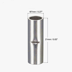 BN8 Đầu Nối Đầu Nối Uốn Mép Không Cách Điện 8 AWG Để Nối Dây Điện - Product Image 2